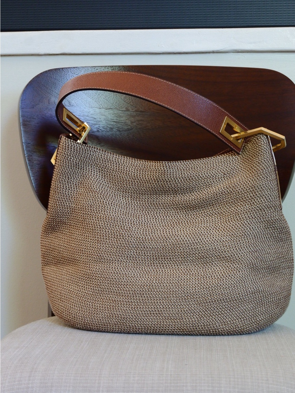 Eric Javets Straw Bag